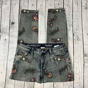 LAURIE FELT Embroidered Jeans